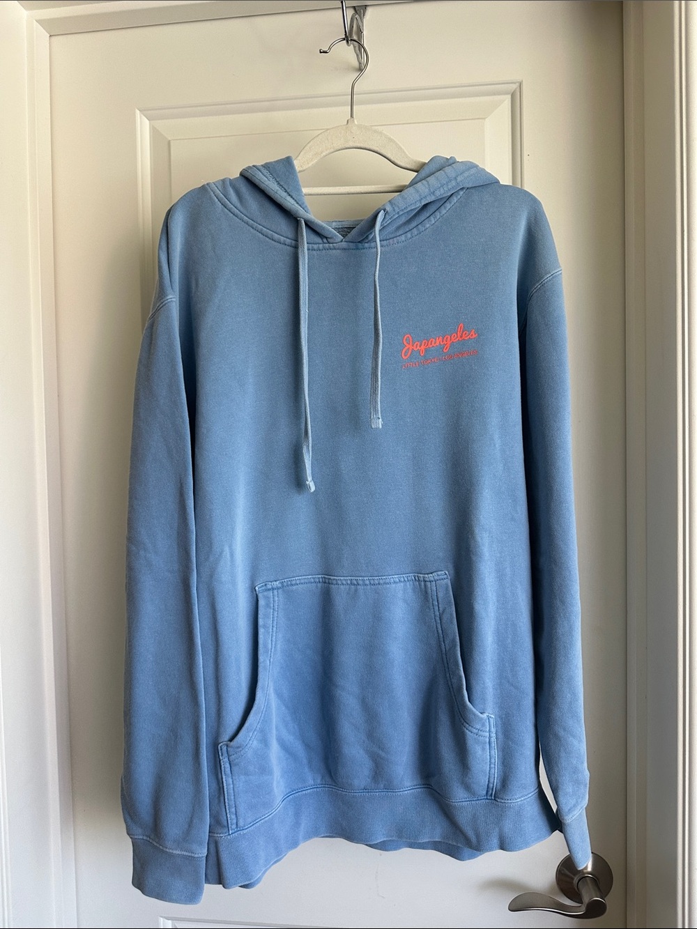 Japangeles Light Blue Hoodie Sweatshirt - Men's